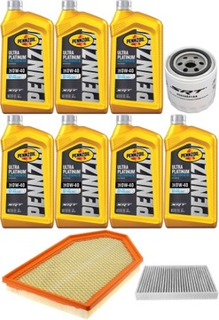 PENNZOIL 0W40 + FILTRY DODGE CHARGER 6,4 2012-2023 2 JINÉ PRODUKTY