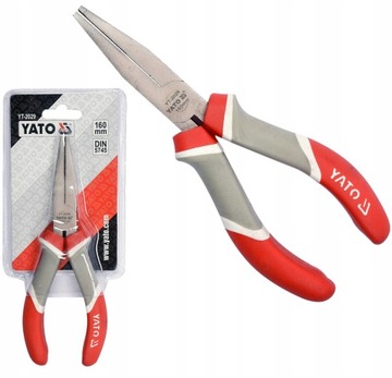 YATO SZCZYPCE KOMBINERKI PŁASKIE CZUBKI 160 MM ZE STALI WĘGLOWEJ YT-2029