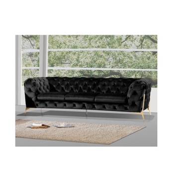 Sofa 3-osobowa Pikowana Chesterfield Glamour