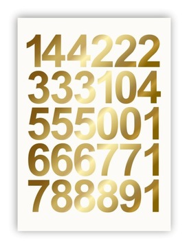 Золотые самоклеящиеся буквы с алфавитом и цифрами 50 мм.