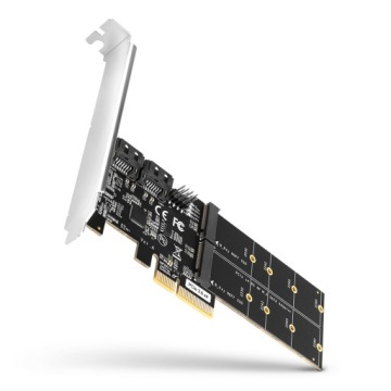 Kontroler AXAGON PCES-SA4M2 PCIe z 2x SATA III i 2x M.2 B-key