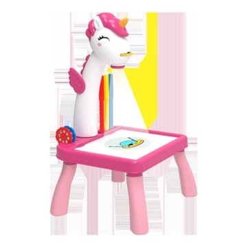 ПРОЕКТОРНЫЙ РИСОВАНИЕ ПРОЕКТ КРЕАТИВНЫЙ СТОЛ ДЛЯ ДЕТЕЙ ЕДИНОРОГ ПРИМЕЧАНИЕ