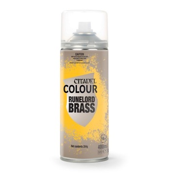 Farba do Figurek Citadel Spray Runelord Brass