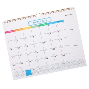 Подвесной офисный календарь 2023, перевернутый