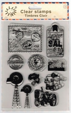 Stemple stempelki silikonowe scrapbooking