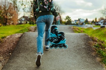 Роликовые коньки Spokey MrsFIT ABEC-7 Carbon женские, размер 36