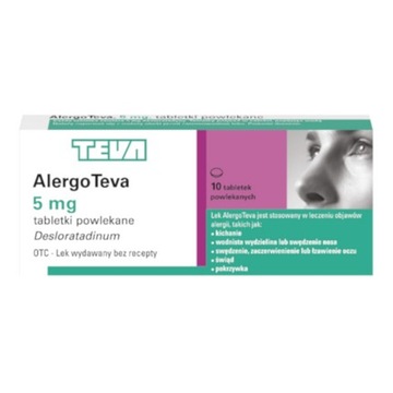 AlergoTeva 5 mg, 10 tabl alergia katar kichanie
