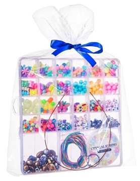 ПОДАРОЧНЫЙ НАБОР БИСЕРОВ ДЛЯ ИЗДЕЛИЯ БРАСЛЕТОВ НА ДЕНЬ РОЖДЕНИЯ ДЕВОЧКЕ