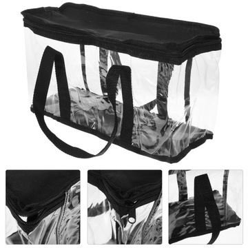 Пляжная сумка на молнии, бейсбольный мяч из прозрачного ПВХ.