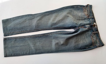 LEVI'S 545 LOW BOOTCUT spodnie jeansy damskie XL
