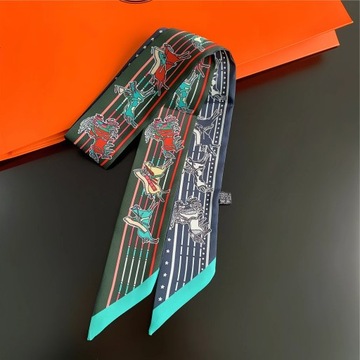 2023 New Scarf Silk Neck Kerchief Bands Hair