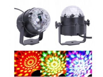 СВЕТОДИОДНЫЙ ПРОЕКТОР DISCO BALL RGB ДЛЯ ВЕЧЕРИНКИ ЛАЗЕР + ПУЛЬТ ДИСТАНЦИОННОГО УПРАВЛЕНИЯ