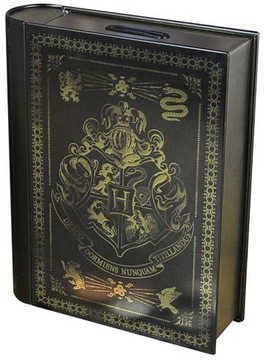 Skarbonka HARRY POTTER KSIĘGA ZAKLĘĆ HOGWART metal