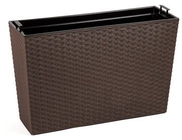 Подставка для цветов Werbena Rattan Lamela - Белый Кремовый Мокко Графит Черный + вставка