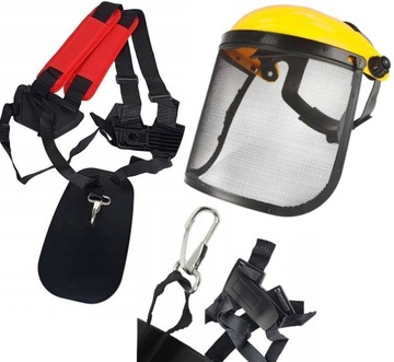 MASKA OSŁONA TWARZY SZELKI KOSY SPALINOWEJ DEMON