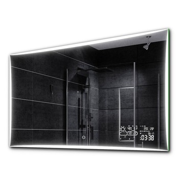 Lustro łazienkowe LED pogoda dotyk 120x80 LISBONA