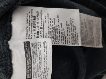 ФУТБОЛКА LEVI'S L БЛУЗКА ФУТБОЛКА КЛАССИЧЕСКОГО КАЧЕСТВА ХЛОПКА +