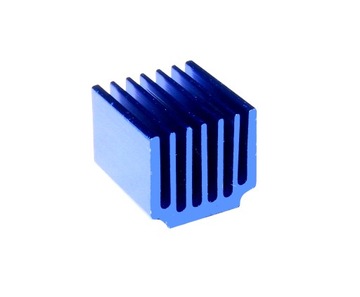 radiator aluminiowy samoprzylepny 15x15x13 mm nieb