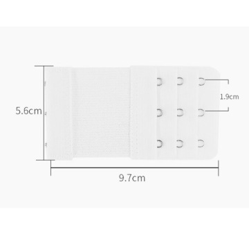 Удлинители с эластичной застежкой 3 ряда комплект из 3 цветов для бюстгальтеров EMBRA