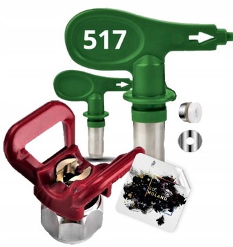 Крышка сопла Головка RAC V + Прокладка крышки FREE Окрасочный блок Сопло