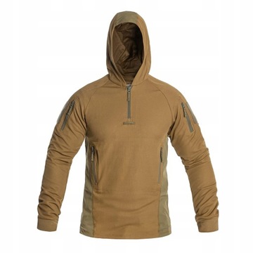 Bluza z kapturem Helikon Range Hoodie Topcool Brązowa / Zielona XL