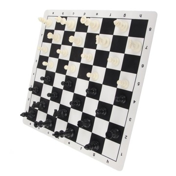 Портативный набор шахмат из полипропилена, 32 шахматные фигуры, шахматы, 24 шашки зеленого и белого цвета