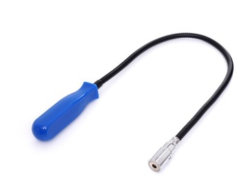 CHWYTAK ELASTYCZNY MAGNETYCZNY Z LATARKĄ LED 57CM