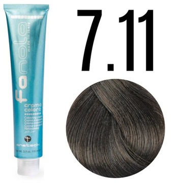 Fanola Crema Colore 100ml Farba do włosów 7.11