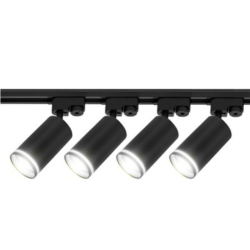Zestaw Szynoprzewód Szyna 2m + 4x Lampa GU10 LED