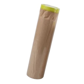 Wstępnie przyklejona taśma maskująca Taśma malarska w rolce 15M Papier ochronny Farba 55cm