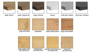 6x krzesło Krzyżak i stół 100x100/200 DĄB CRAFT