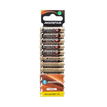 12x NAJMOCNIEJSZA BATERIA AAA LR3 PALUSZKI ZESTAW