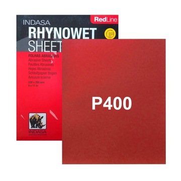 PAPIER ŚCIERNY WODNY ARKUSZ RED LINE INDASA P400