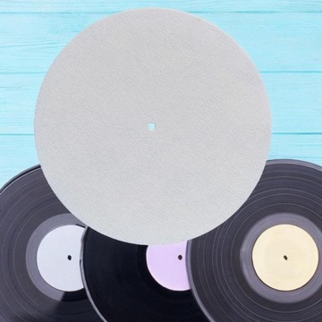 Коврик для проигрывателя дисков Вибропоглощающий войлок улучшает звук 12-дюймовый,