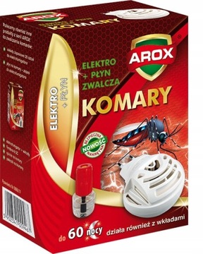 ELEKTROFUMIGATOR DWUFUNKCYJNY Z PŁYNEM na 60 nocy