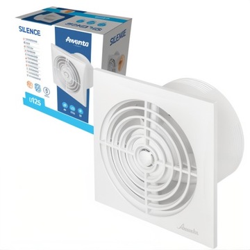 Wentylator z czujnikiem wilgoci fi 125 mm Awenta SILENCE WZ125H