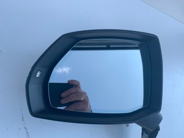 AUDI Q5 80A FY II ЗЕРКАЛО ЛЕВОЕ 15PIN США LX7R 2017-2021 КРАСИВЫЙ цвет