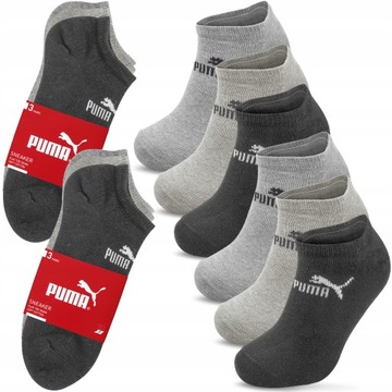 Skarpety Męskie PUMA Stopki Bawełniane Unisex 6PAK