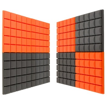 Звукоизоляционная пена, акустический выпуклый куб, 5 см.