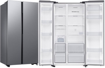 Lodówka SBS Samsung RS 62DG5003S9 SpaceMax 655l NoFrost 91,2cm