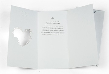 Серебряная открытка на 25-летие свадьбы, чудо DLLUX34R