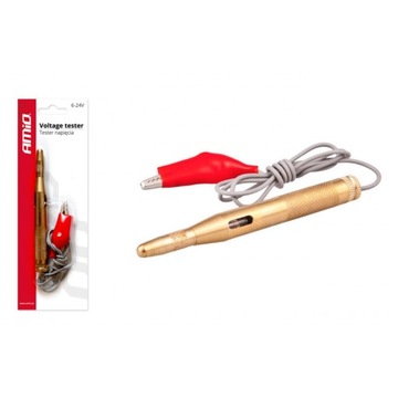 AMIO TESTER PROBNIK NAPIECIA 6V 12V 24V META