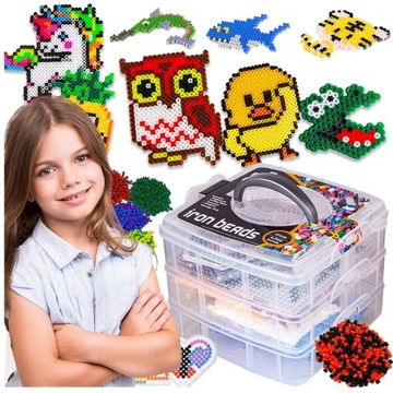 МЕГА НАБОР 6000 ГЛАДИЛЬНЫХ БУСИН ДЛЯ ГЛАЖКИ XXL ТВОРЧЕСКИЙ ПОДАРОК