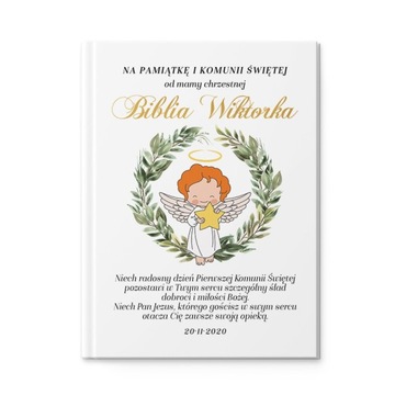 Biblia dla dzieci Komunia/Komunię Nadruk