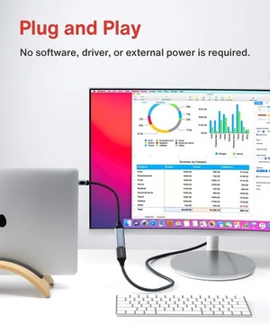 Переходник USB C на HDMI 4k типа C