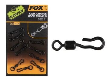 Fox Krętlik do przyponów Ronnie Mini Hook Swivels