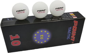 Мячи для пинг-понга POINT TACTIC белый 10шт
