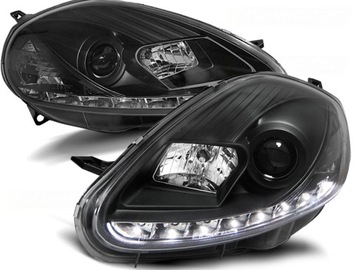 REFLEKTORY FIAT GRANDE PUNTO 05-08R DAYLIGHT LED BLACK
