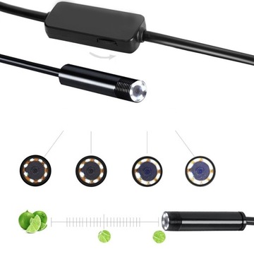 ИНСПЕКЦИОННАЯ КАМЕРА ЭНДОСКОП 1944p WIFI 8мм 5м