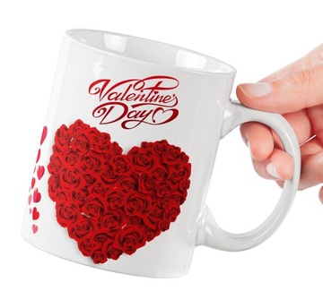 KUBEK NA WALENTYNKI VALENTINES DAY SERCA PREZENT JAKOŚĆ